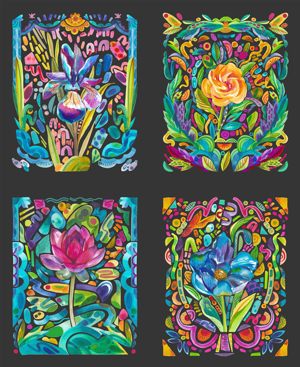 Radiant Midnight Panel de Amarylis Henderson pour Moda