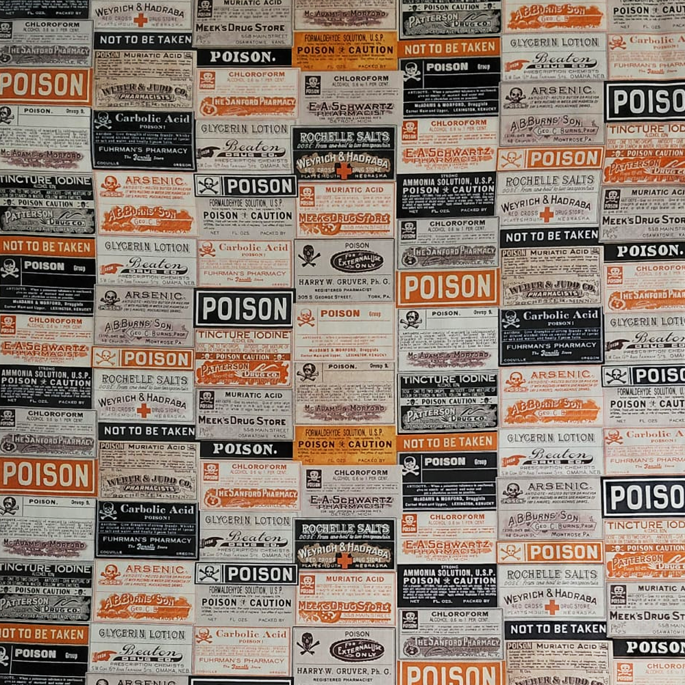 Apothecary de Tim Holtz pour FreeSpirit Fabrics