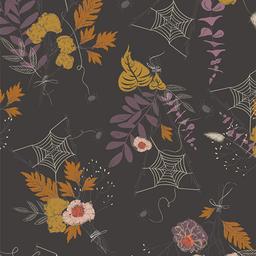 Cast a Spell en Sombre pour Art Gallery Fabric