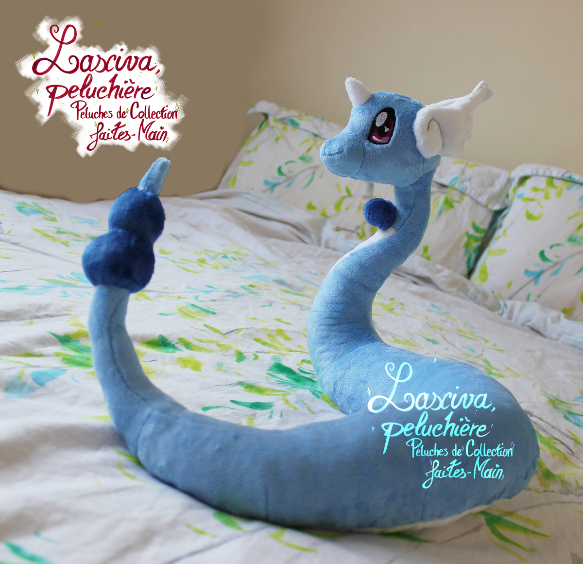 Draco (Dragonair) 1m de long FAIT SUR COMMANDE