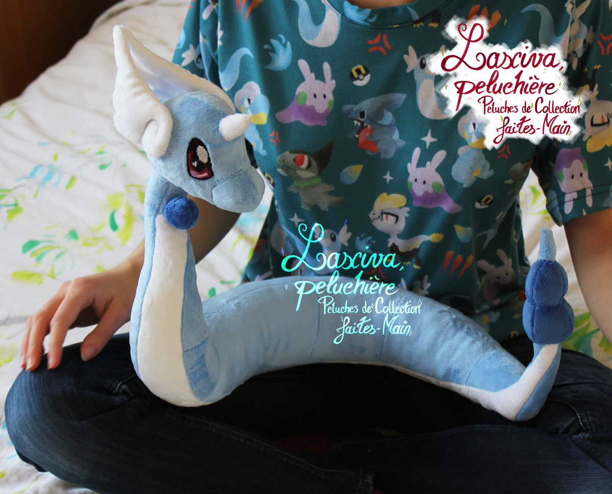 Draco (Dragonair) 1m de long FAIT SUR COMMANDE