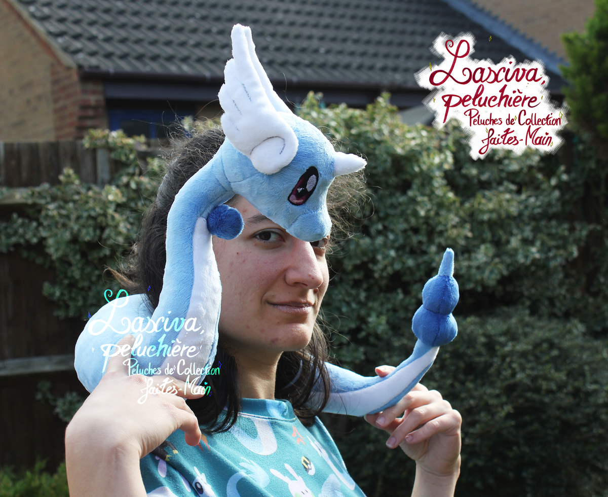 Draco (Dragonair) 1m de long FAIT SUR COMMANDE
