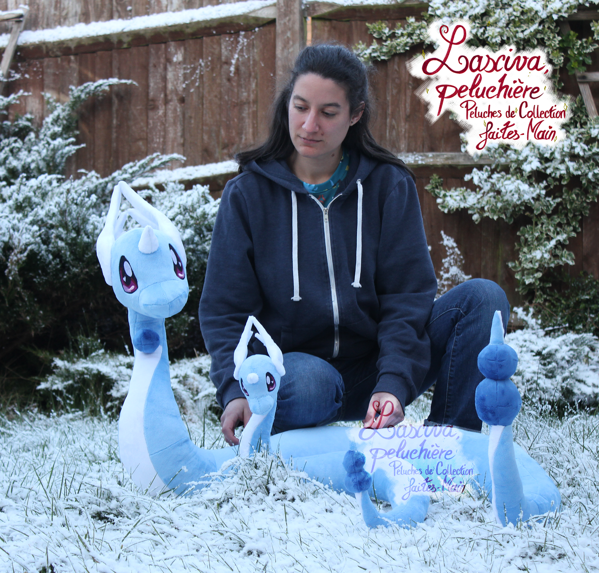 Draco (Dragonair) 1m de long FAIT SUR COMMANDE