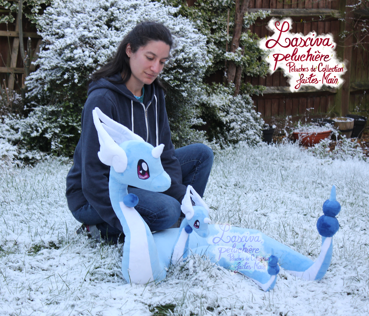 Draco (Dragonair) 1m de long FAIT SUR COMMANDE