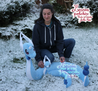 Draco (Dragonair) 1m de long FAIT SUR COMMANDE