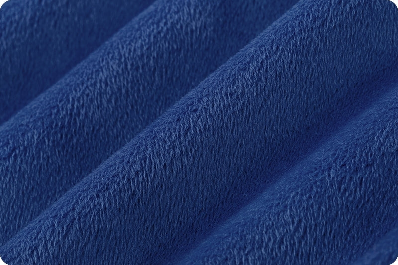 Minky Electric Blue