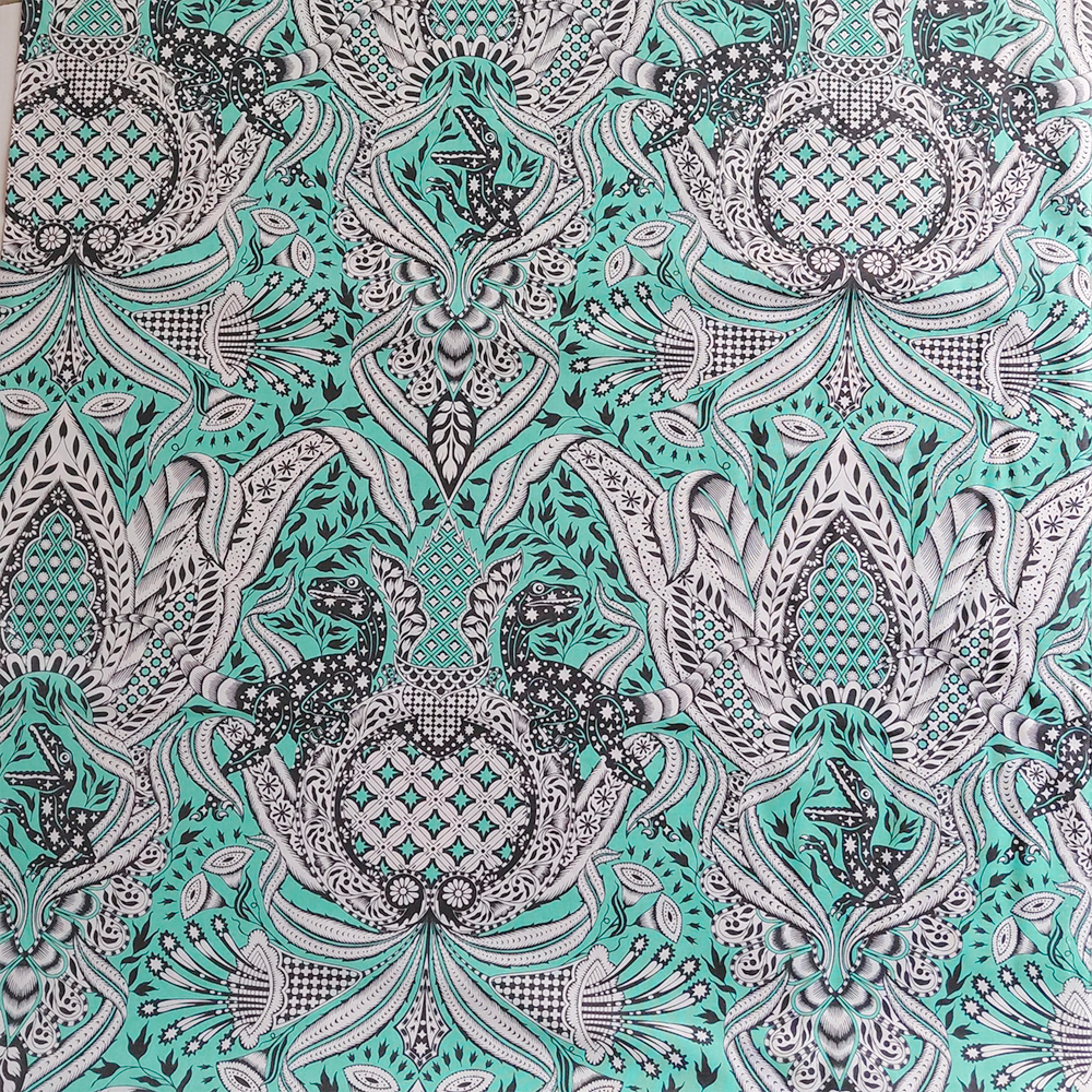 Gift Rapt en Mint de Tula Pink pour Free Spirit