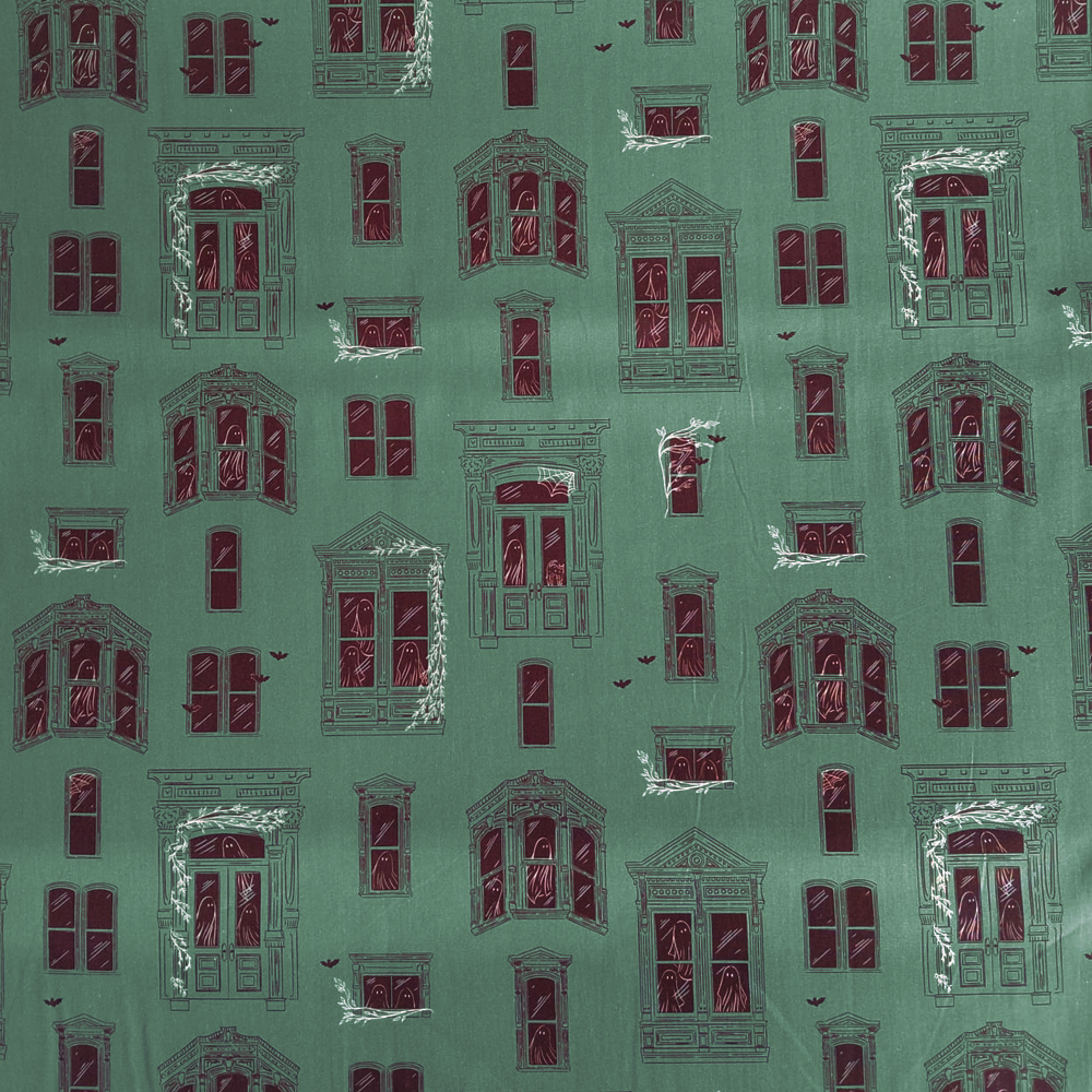 Haunted House de Ghostly and Haunted pour Art Gallery Fabric