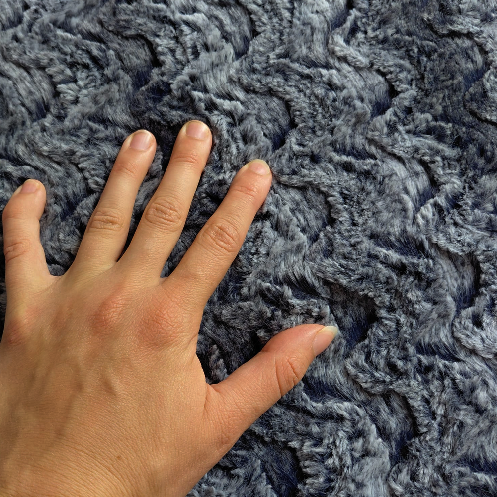 Luxe Cuddle Paloma Dusty Blue & Navy