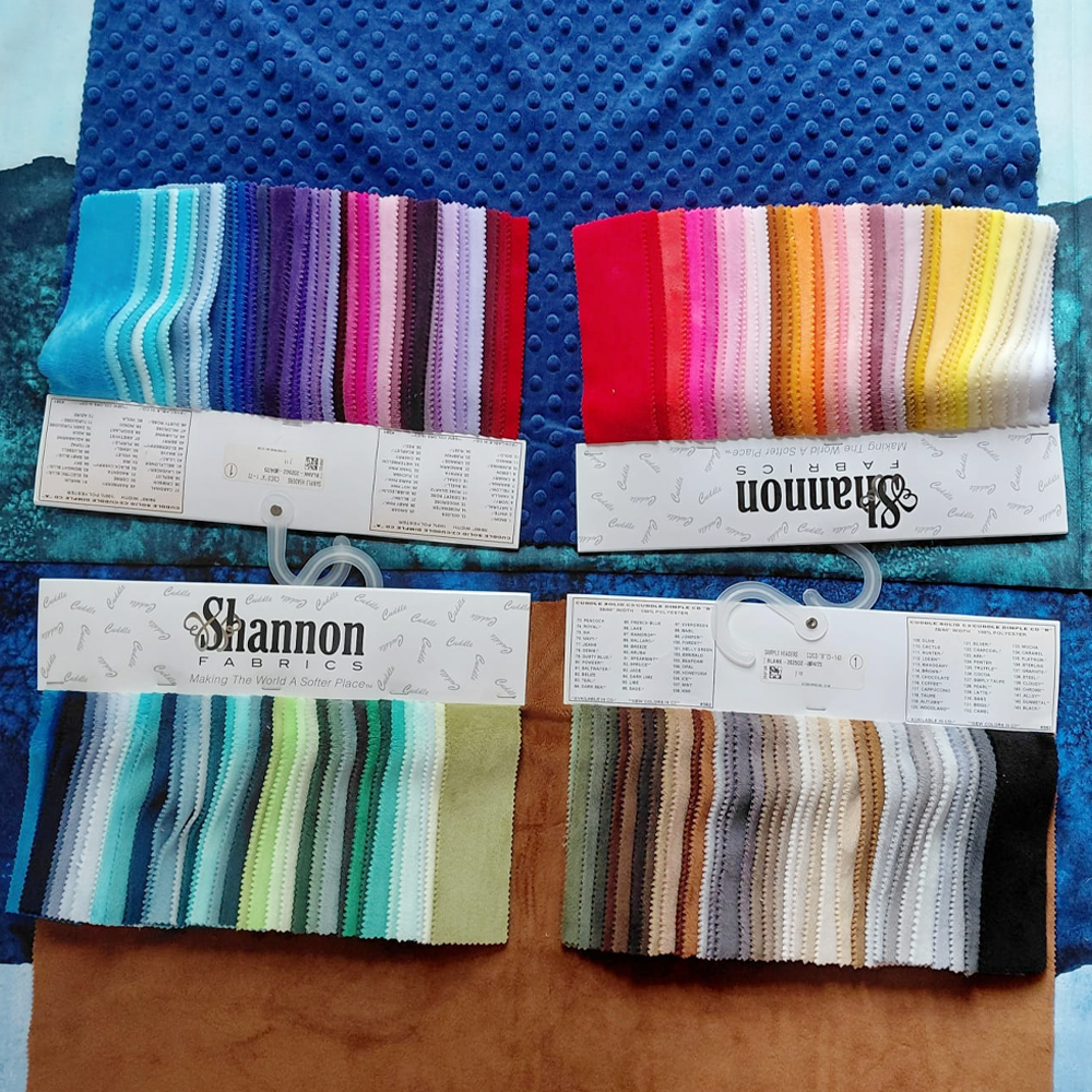 Shannon Minky nuancier complet 2026 143 couleurs