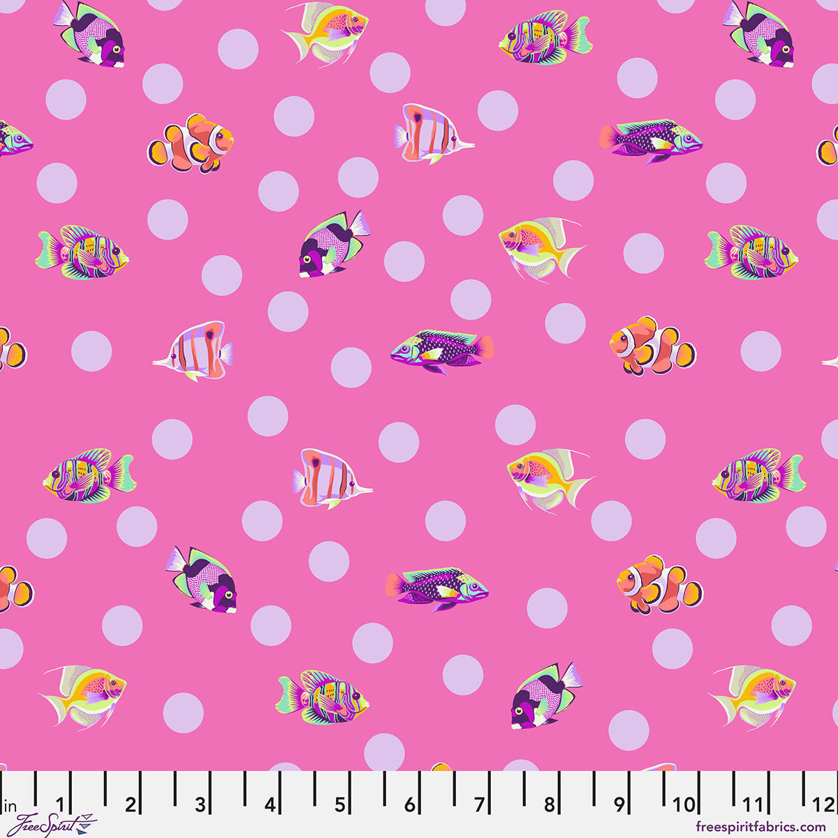 School Crossing en Delphine de Tula Pink pour Free Spirit