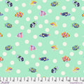 School Crossing en Seafoam de Tula Pink pour Free Spirit