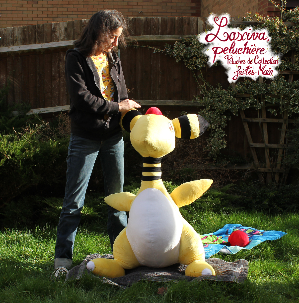 Pharamp (Ampharos) taille réelle FAIT SUR COMMANDE