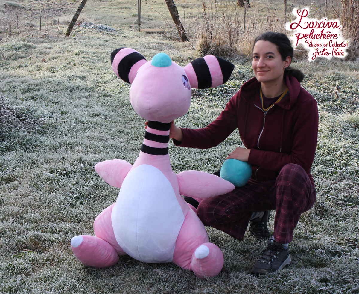 Pharamp (Ampharos) taille réelle FAIT SUR COMMANDE