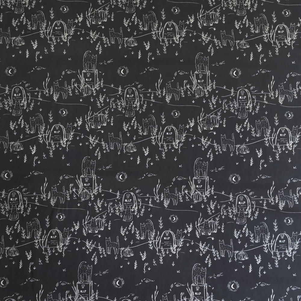 Purranormal activity de Spooky 'n Sweet pour Art Gallery Fabric