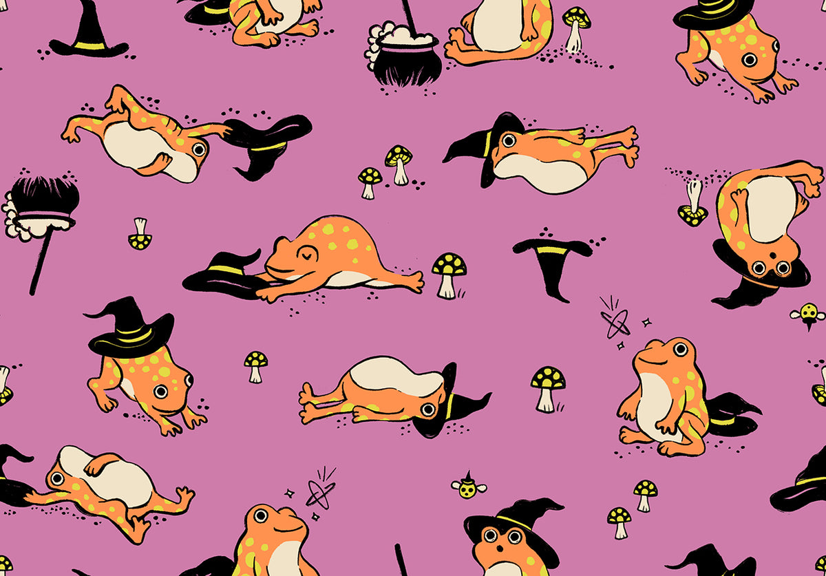Frogmiliars en Heliotrope de Sarah Watts pour Ruby Star Society