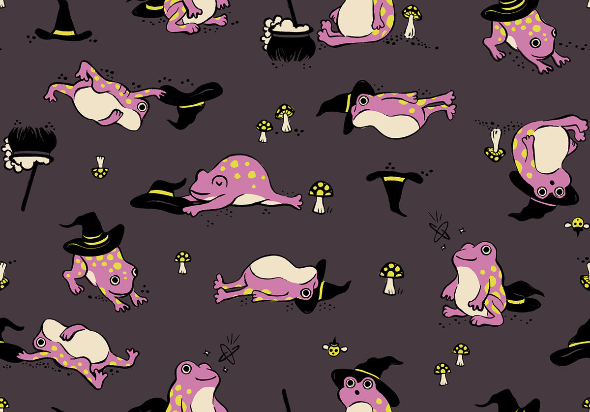 Frogmiliars en Eggplant de Sarah Watts pour Ruby Star Society