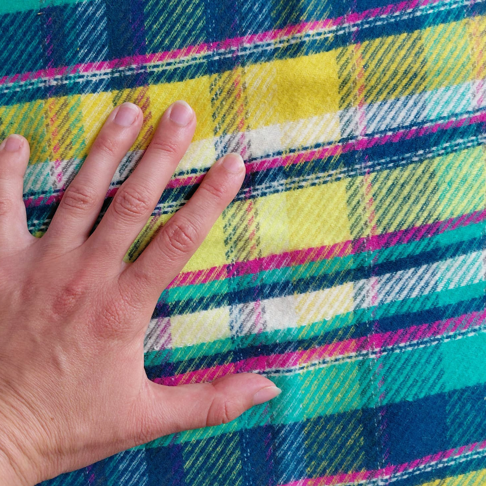 Royal Plaid Sunrise, flanelle 100% coton AGF