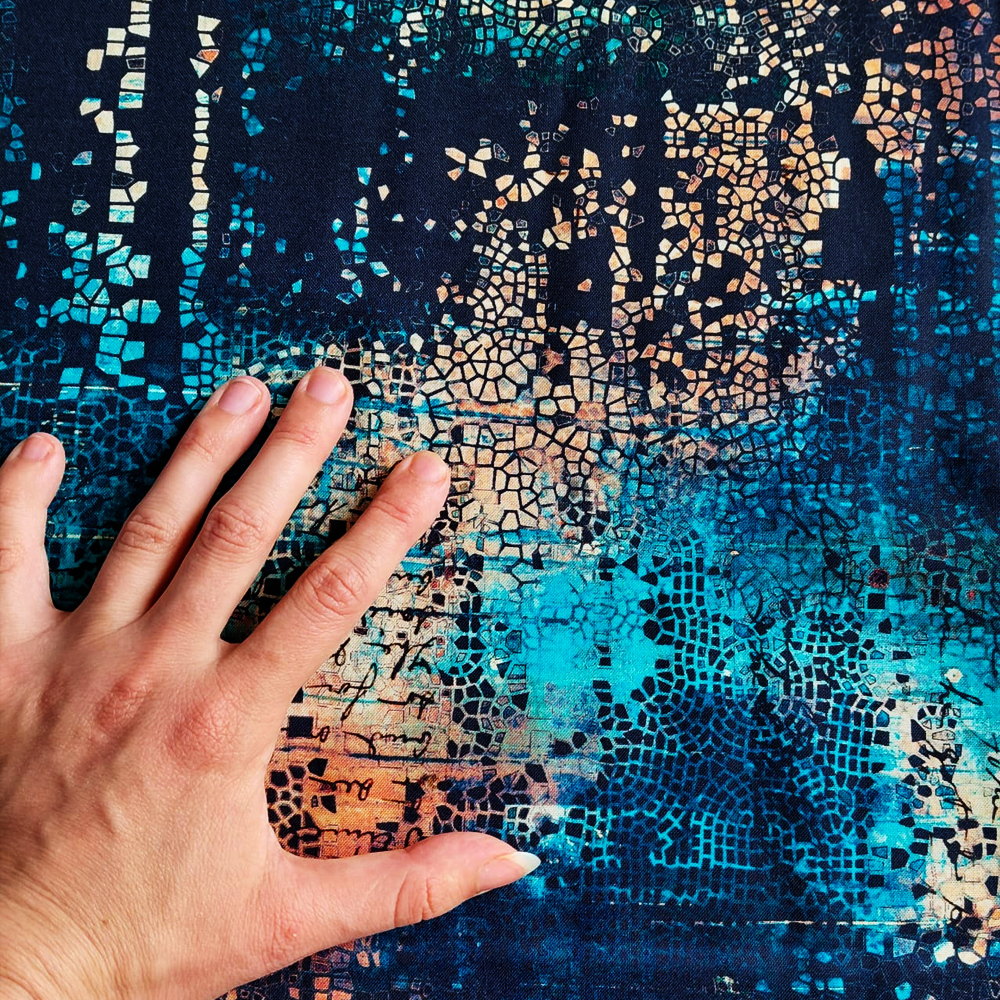 Fractured Mosaic de Tim Holtz pour FreeSpirit Fabrics