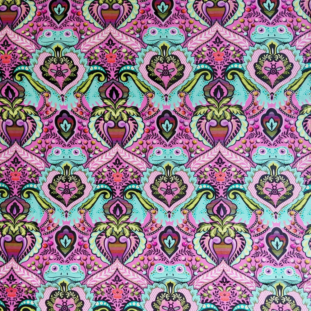 Frog Prince en Gumball de Tula Pink pour Free Spirit