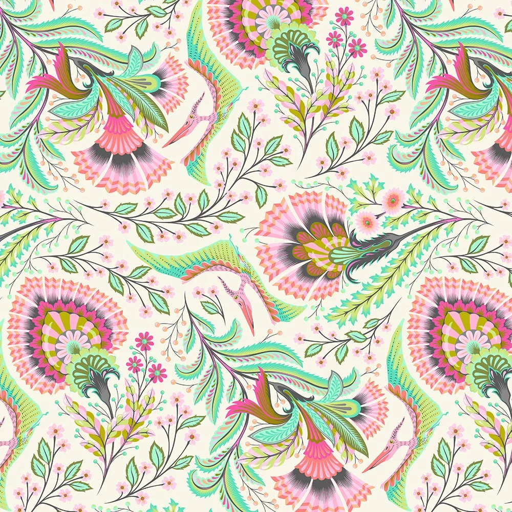 Wing It en Blush de Tula Pink pour Free Spirit