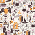 Witching Hour en Moon de Ghostly and Haunted pour Art Gallery Fabric